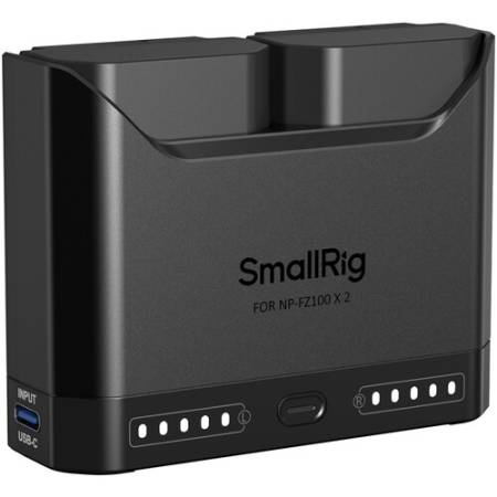 SmallRig 5483 - zestaw TURBO, dwukanałowa ładowarka, 2x akumulator Sony NP-FZ100